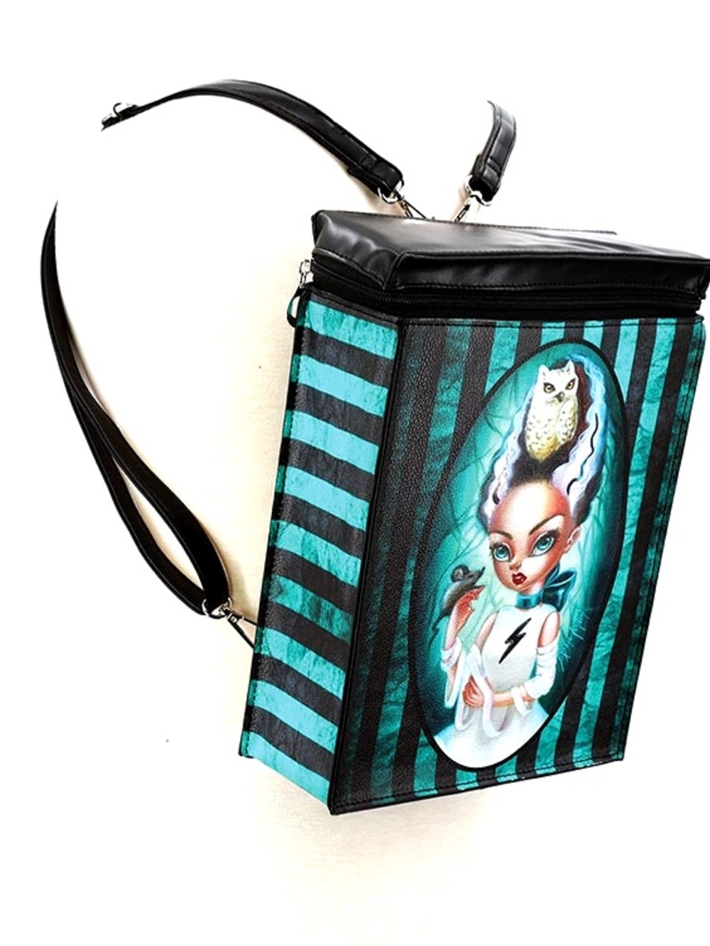 Bride of Frankenstein Rectangle Backpack in Vinyl